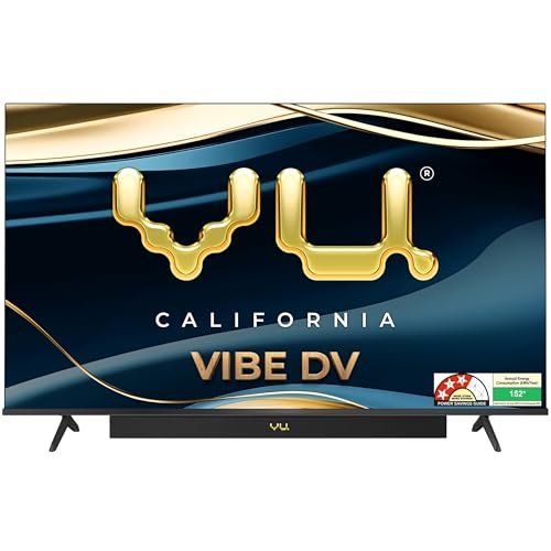 Vu 126cm (50 inches) Vibe Series 4K QLED Smart Google TV 50VIBE-DV