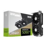 ZOTAC Gaming Geforce RTX 5060 Ti Twin Edge Graphics Card - Black | 16 GB | DLSS 4 | GDDR7 | 128 Bit | Icestorm 2.0 Advanced Cooling | Dual Fan | SFF Ready | ZT-B50620E-10M
