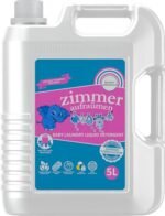 Zimmer Aufraumen 5L Natural Plant-based Baby Laundry Liquid Detergent - Top Load Machine. With Bio Enzymes Blend