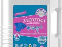 Zimmer Aufraumen 5L Natural Plant-based Baby Laundry Liquid Detergent - Top Load Machine. With Bio Enzymes Blend