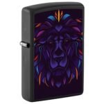 Zippo Lion Design Windproof Pocket Lighter