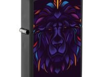 Zippo Lion Design Windproof Pocket Lighter