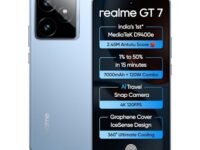 realme GT 7 (IceSense Blue,12GB+512GB) | India's 1st MediaTek Dimensity 9400e Chipset | Strongest Battery Combo 7000mAh + 120W | AI 4K 120FPS Travel Camera | 360° Cooling IceSense Design with Graphene