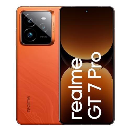realme GT 7 Pro (Mars Orange,16GB+512GB) |India's First Snapdragon 8 Elite Processor | 3X Periscope Flagship Camera| RealWorld Eco² OLED Plus Display