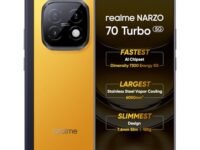 realme NARZO 70 Turbo 5G (Turbo Yellow,6GB RAM,128GB Storage) | Segment's Fastest Dimensity 7300 Energy 5G Chipset | Motorsports Inspired Design