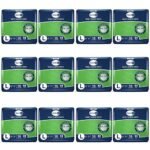 KareIn Classic Adult Diaper Pants, Large 90-120 Cm (35"- 47"), 120 Count, Unisex, Leakproof, Elastic Waist, Wetness Indicator, Pack of 12