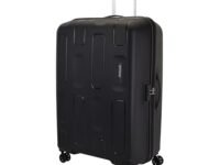 American Tourister Large Ivy 2.0-8 Wheel, 79 CM Hard PP Check-in Suitcase for Travel/Trolley Bag for Travel/Travel Bag with Combination Lock & Smooth Sliding Double Wheel - Black