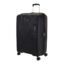 American Tourister Large Ivy 2.0-8 Wheel, 79 CM Hard PP Check-in Suitcase for Travel/Trolley Bag for Travel/Travel Bag with Combination Lock & Smooth Sliding Double Wheel - Black