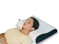 Ultimate Cervical Neck Pillow | 2 Years Warranty | Pain Relief Sleep, Improves Posture Spinal Alignment, Neck Pain Relief Pillow | Medium 21 x 13 x 4 Inch | White Jacquard Cover | Pack of 1