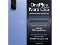 OnePlus Nord CE5 | Massive 7100mAh Battery | MediaTek Dimensity 8350 Apex | Powered by OnePlus AI | 8GB + 128GB | Nexus Blue