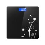 ANT Flora Bud Digital Weighing Scale, Highly Accurate Digital Bathroom Body Scale, Precisely Measures Weight up to 180Kg LCD