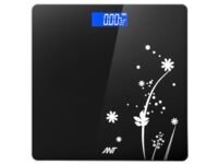 ANT Flora Bud Digital Weighing Scale, Highly Accurate Digital Bathroom Body Scale, Precisely Measures Weight up to 180Kg LCD