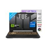 ASUS TUF F15 13th Gen, Intel Core i7-13620H Gaming Laptop(NVIDIA RTX 4060-8GB/140W TGP/16GB RAM/512GB SSD/FHD/15.6"/144Hz/RGB KB/90Whr/Windows 11/Mecha Gray/2.20kg) FX507VV-LP287W