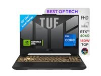 ASUS TUF F15 13th Gen, Intel Core i7-13620H Gaming Laptop(NVIDIA RTX 4060-8GB/140W TGP/16GB RAM/512GB SSD/FHD/15.6"/144Hz/RGB KB/90Whr/Windows 11/Mecha Gray/2.20kg) FX507VV-LP287W