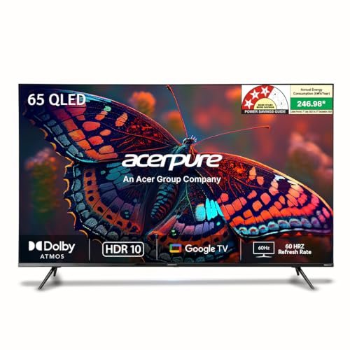 Acerpure 164 cm (65 inch) Elevate Series Ultra HD 4K QLED Smart Google TV AP65UG51QEVTD