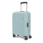 American Tourister Cabin Liftoff+ with TSA Lock & 8 Wheel, 55 CM Small Hard PP Suitcase for Travel/Trolley Bag for Travel/Travel Bag with Double Wheel for Women & Men - Seafoam Blue