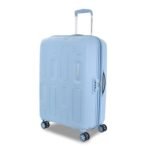 American Tourister Large Ivy 2.0-8 Wheel, 79 CM Hard PP Check-in Suitcase for Travel/Trolley Bag for Travel/Travel Bag with Combination Lock & Smooth Sliding Double Wheel - Blue Frog