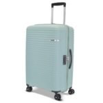American Tourister Large Liftoff+ with TSA Lock & 8 Wheel, 79 CM Hard PP Check-in Suitcase for Travel/Trolley Bag for Travel/Travel Bag with Double Wheel for Women & Men - Seafoam Blue