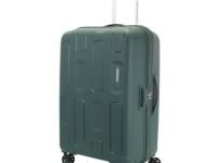 American Tourister Medium Ivy 2.0-8 Wheel, 68 CM Hard PP Check-in Suitcase for Travel/Trolley Bag for Travel/Travel Bag with Combination Lock & Smooth Sliding Double Wheel - Forest Green