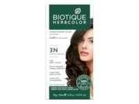 Biotique Herbcolor Conditioning Hair Colour l Ammonia Free Hair Color l 9 Organic Herbal Extracts l Natural and Healthy Shine l 50g + 110ml| Darkest Brown 3N (Pack of 1)
