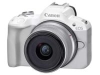 Canon EOS R50 Mirrorless Camera with RF-S18-45mm f/4.5-6.3 is STM Lens (24.2 MP) for Video Vlogging - White