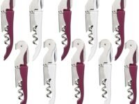 Corslet Professional Waiter Corkscrew Wine Openers Set (10 PCS),Upgraded with Heavy Duty Stainless Steel Hinges Wine Key for Restaurant Waiters, Sommelier, Bartenders