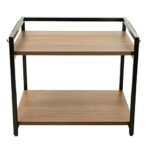 DECOWORLD || Microwave Stand || Metal Microwave Stand for Kitchen Counter|| Double Platform for Extra Storage