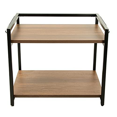 DECOWORLD || Microwave Stand || Metal Microwave Stand for Kitchen Counter|| Double Platform for Extra Storage