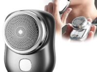 DELICATE Electric Razor Shaver Hair Trimmer Dual-edge Blades USB Painless Electric Beard Hair Shaves Touch Up Travel Mini Trimmer Waterproof for Men [ Multi ]