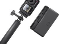 DJI Osmo Action 4 Adventure Combo - 4K/120fps Waterproof Action Camera with a 1/1.3-Inch Sensor, 10-bit & D-Log M Color Performance, Up to 7.5 h with 3 Batteries, Outdoor Camera for Travel, Biking
