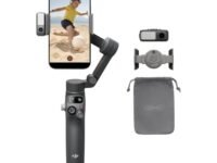 DJI Osmo Mobile 7P Gimbal Stabilizer For Iphone,Android,Native Tracking,Lighting,3-Axis Phone Gimbal,One-Tap Edit,Built-In Extension Rod & Tripod,Phone Charging,Vlogging Stabilizer Youtube Video,Black