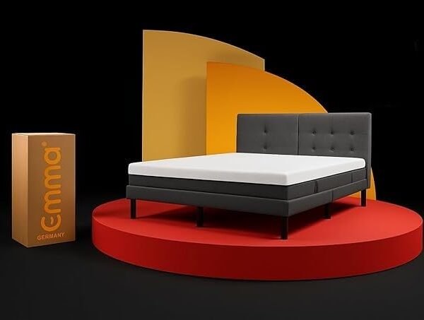 Emma Original Ortho Mattress | Europe's Most Awarded Mattress (Now in India) | Orthopedic Mattress |Memory Foam| 15 Year Warranty (Queen, 78x60x8 Inches)