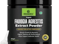 GREENDORSE Organic Fadogia Agrestis Extract Powder, Maximum Strength, May Support athletic performance, stamina and stress tolerance, Vegan Friendly 50g