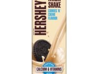 HERSHEY'S Cookies N Cream Flavored Milkshake | Enriched with Calcium | 180Ml - Pack of 6 - Cookies N Cream Flavor.
