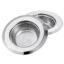 Hian Round Stainless Steel Kitchen Sink Strainer – Silver Perforated Drain Filter for Food Waste & Clog Prevention | Rust-Resistant, Easy to Clean, Fits Most Standard Sinks (Pack of 2)