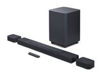 JBL Bar 1000 Pro, 11.1 (7.1.4) Channel Truly Wireless Soundbar with True Dolby Atmos®, DTS:X, and MultiBeam™ Surround Sound, 10” Down-Firing Wireless Subwoofer, HDMI eARC, BT,WiFi,Alexa, One App(880W)