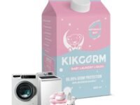 Kikgerm Plant Based Baby Laundry Detergent Liquid (500ml) Natural, Organic, Anti Bacterial, Eco-friendly, Non-toxic, Chemical-free, Biodegradable - Tough Stain Remover