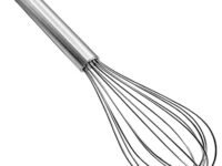Kuber Industries Multiuses Stainless Steel Kitchen Utensil Balloon Shape Wire Whisk, Egg Beater, Kitchen Tool, 30cm (Silver), Standard