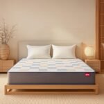 Kurl-On King Size Dual Comfort Mattress | Dual Firmness (Plush & Firm) | High Resilience Foam | White | 75x72x8 Inches | 10 Yrs Warranty