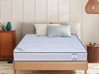 LOOM & NEEDLES Bonded Foam Mattress | 4 Inch Thickness Rebonded Multi Layered Firm Support Soft Foam Mattresses | Anti Microbial Fabric | Orthopedic Spinel Support Single Size Gadda | 72x36 Inches