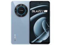 Lava Blaze 2 5G (Glass Blue, 6GB RAM, 128GB Storage)| Stunning Ring Light| 50 MP AI Camera |5000 mAh Battery| Upto 12 GB Expandable RAM