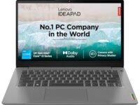 Lenovo IdeaPad 3, Intel Core i3-1215U, 12th Gen, 8GB RAM, 512GB SSD, FHD, 14"/35.5cm, Windows 11, MSOffice 2021, Arctic Grey, 1.43Kg, 82RJ00FUIN, 1 Year Warranty, 3months Game Pass, Thin& Light Laptop
