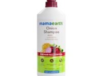 Mamaearth Onion Shampoo for Hair Growth and Hair Fall Control with Onion and Plant Keratin | Reduces Hair Fall | Strengthens & Smoothens Hair | For Men & Women | 1 Litre