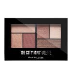 Maybelline New York The City Mini Eye Shadow Palette - 5th Avenue Sunset, 6 Highly Blendable Shades, Shimmer & Metallic Finish. The City Mini Eyeshadow Palette is Pigmented & Long-lasting