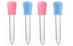 Mini Baby Silicone Baby Medicine Feeder Dropper Graduated Pipette Liquid Food Dropper (5 Ml) (Pack Of 4),Multicolor