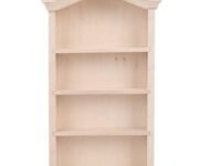 Miniature Dollhouse Wooden Dollhouse Doll House Dollhouse Bookcase Dollhouse Miniature Mini Furniture Model Toy for Dollhouse(Bookshelf)
