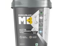 MuscleBlaze Biozyme Performance Whey Protein Powder, Triple Chocolate (4x1kg / 2.2lbs) | 25g Protein Per Scoop | Clinically Tested 50% Higher Protein Absorption