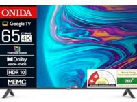 ONIDA 165 cm (65 inch) nexg Series 4K Ultra HD Smart Google LED TV 65UIG (Black)
