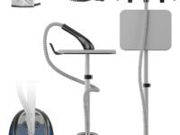 OWNAIR Steam iron with Stand, Vertical Standing Garment Steamer, 2.1L Water Tank, 35 g/min, 10 Heat modes, 2000 watt, Adjustable Iron Board, Horizontal and Vertical, 1 year warranty by OWNAIR