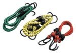 On Blow High Strength Elastic Bungee/Shock Cord Luggage Tying Rope with Steel Hooks 4 FT (Pack of 2)
